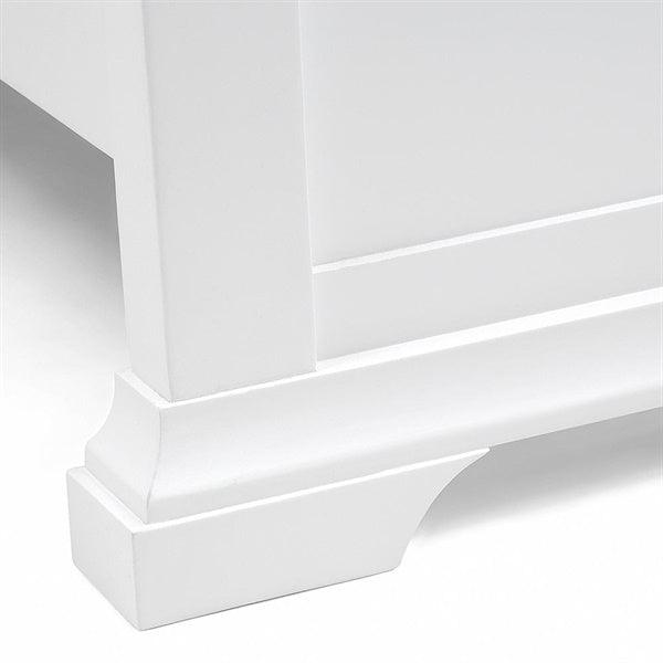 Chantilly Warm White 6ft Super King Bed Quality Furniture Clearance Ltd