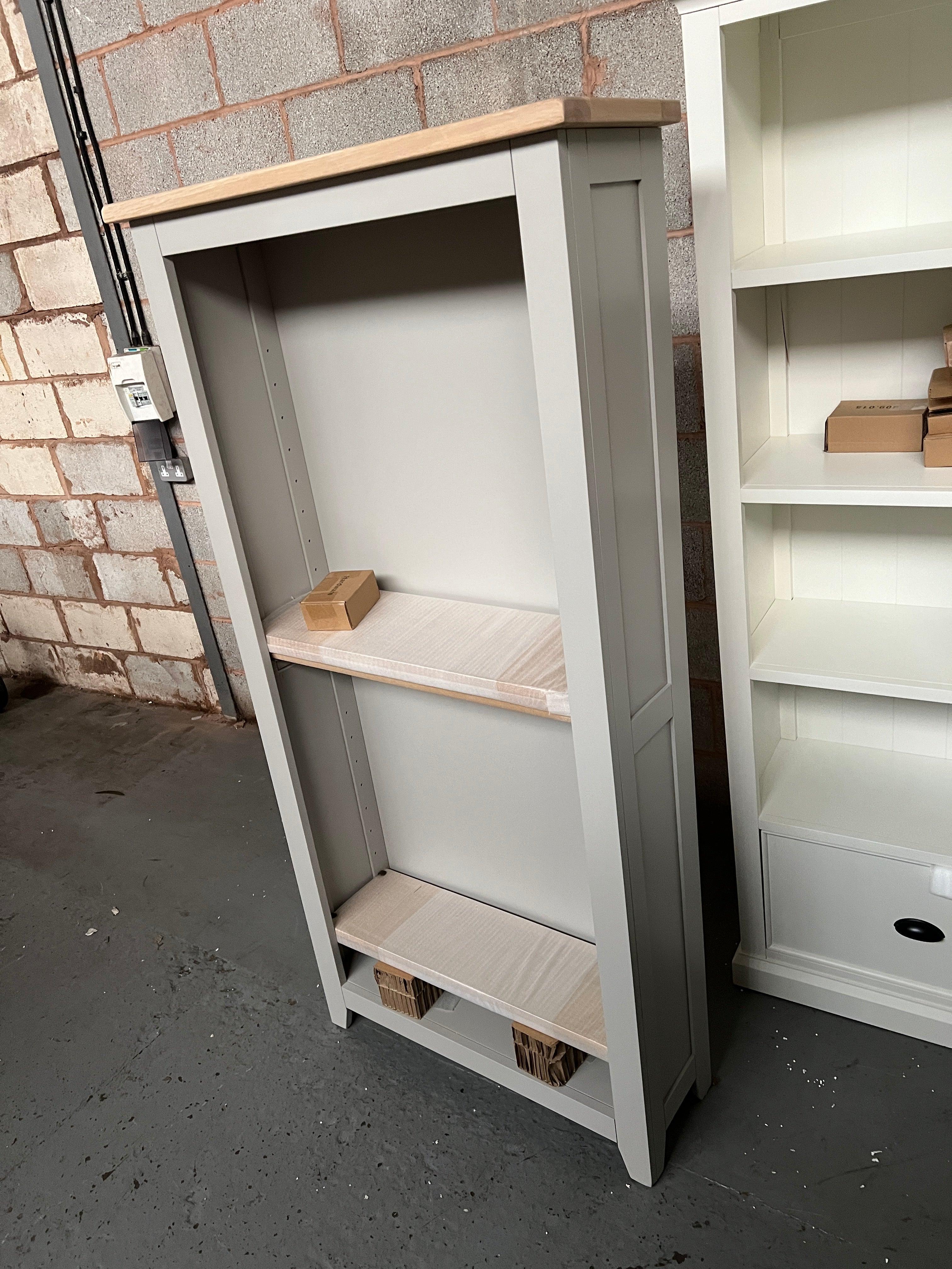 Chester Dove Grey Large Bookcase furniture delivered 