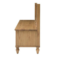 Load image into Gallery viewer, Elkstone Mellow Oak Monks Bench with Storage Quality Furniture Clearance Ltd
