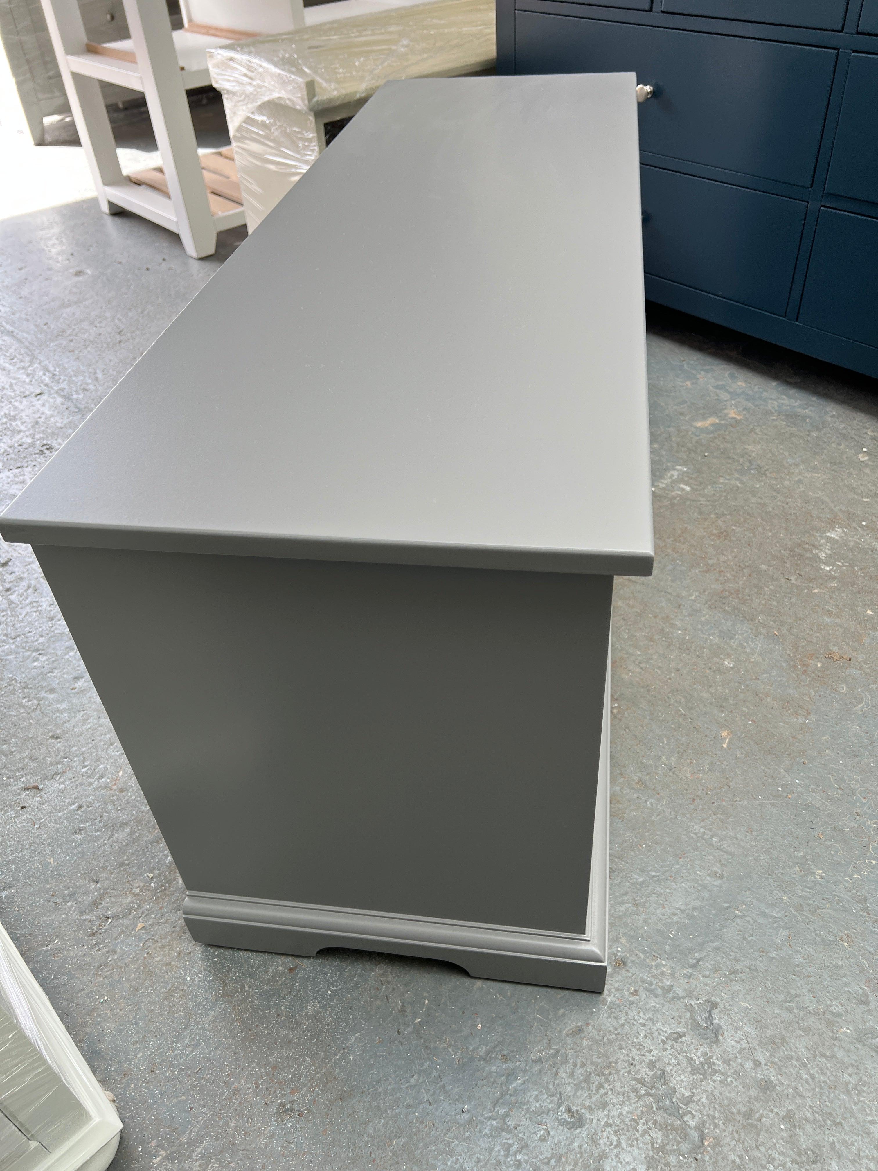 Storm Grey Hidden Shoe Storage Bench furniture delivered 